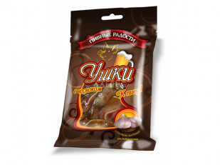 Ухо целое с красным перцем (150 гр.): Уши свиные с чесноком 