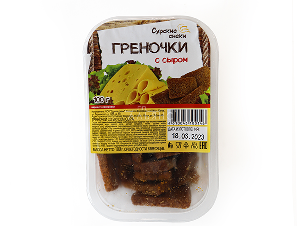 Сурские гренки со вкусом Сыра (100 гр) в Великом Новгороде