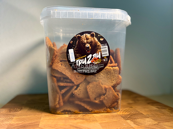 Ведро Ржаные гренки со вкусом Крылышки Барбекю (1 кг) в Великом Новгороде