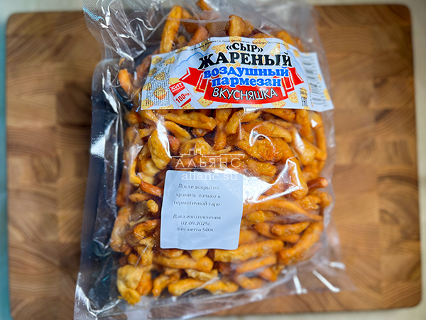 Жареный сыр "ВКУСНЯШКА" со вкусом пармезан (500 гр) в Великом Новгороде