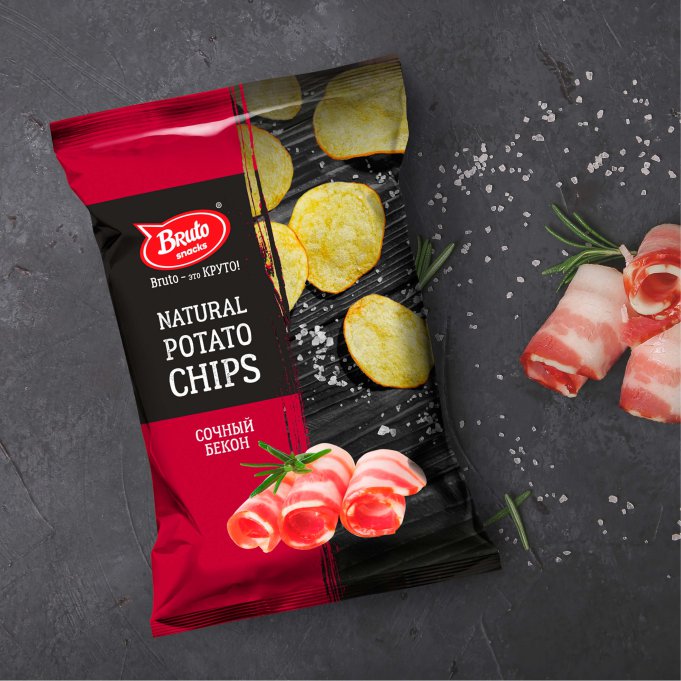 Картофель «Бруто» со вкусом бекона 130 гр. в Великом Новгороде