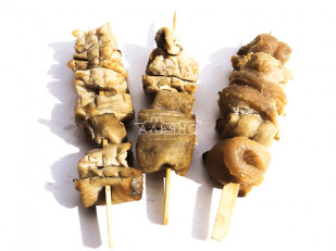 Толстолобик (бабочка) холодного копчения: Шашлычок из щуки холодного копчения